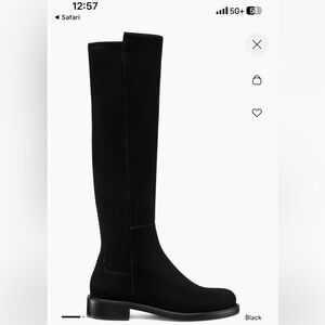 Stuart Weitzman Black Over the Knee Boots
